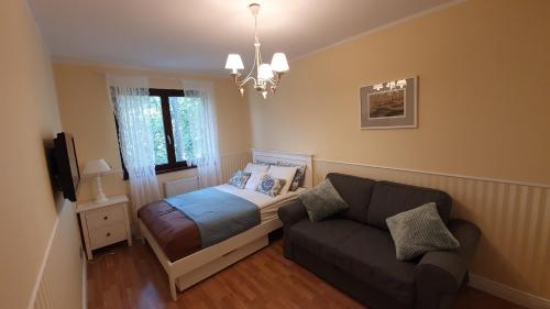 Гостиная зона в Apartament Jurata
