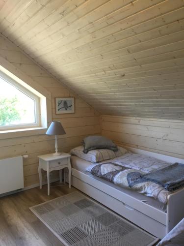 Ένα ή περισσότερα κρεβάτια σε δωμάτιο στο Chalet Rotbuche