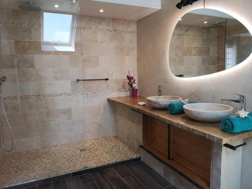 Koupelna v ubytování Bellevue