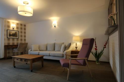 Istumisnurk majutusasutuses Villa Czarli