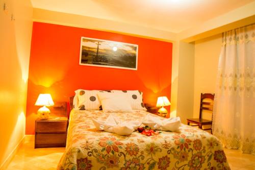 Ένα ή περισσότερα κρεβάτια σε δωμάτιο στο Samaykuy Bed and Breakfast