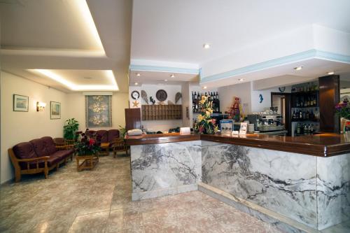 Χώρος καθιστικού στο Hostal Sa Rota