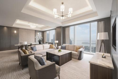 Zona de estar de Shangri-La Yuanqu, Suzhou