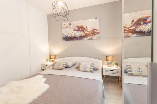 Posteľ alebo postele v izbe v ubytovaní Apartment Marina Pavić 02