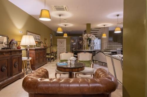Χώρος καθιστικού στο La Locanda Del Carrubo