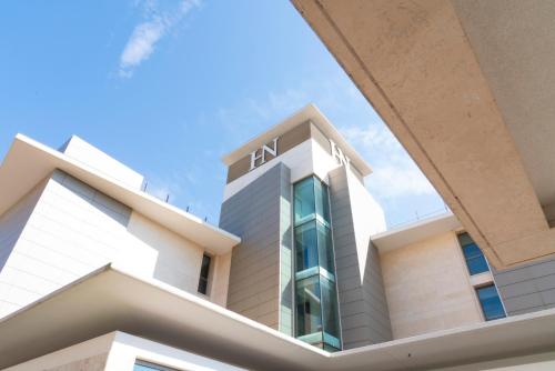 a view of the front of a building at Hotel Nazionale in Matera