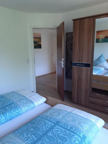 Letto o letti in una camera di Ferienwohnung Viktoria