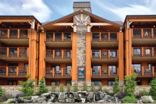 an exterior view of a resort building at WorldMark Chelan - Lake House in Chelan
