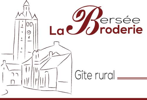 a sketch of the tower of london and the sign for thelez malaga at Gîte de La Broderie in Bersée