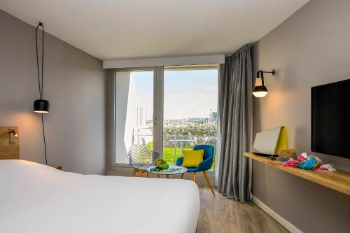 Postel nebo postele na pokoji v ubytování ibis Thalassa Le Touquet