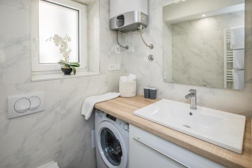 Ένα μπάνιο στο Apartment Dioclessima