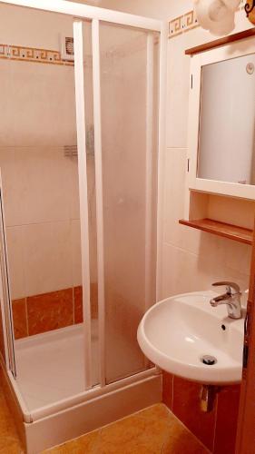 Koupelna v ubytování Apartmánový dom Tatran, Apartmán A32