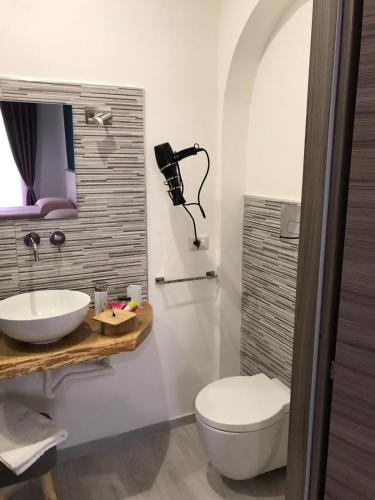Koupelna v ubytování B&B Le Stanze Al Centro