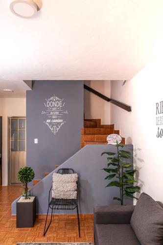 Posezení v ubytování Santa Fe Studios And Suites