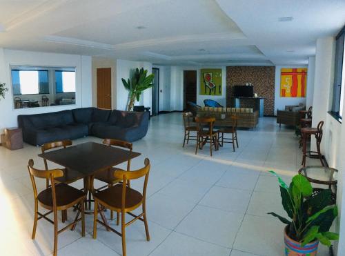 Zona de estar de Hotel Algas Marinhas