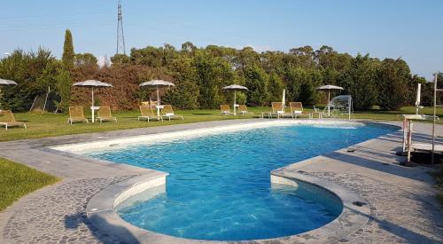 The swimming pool at or close to Casal Sant'Elena