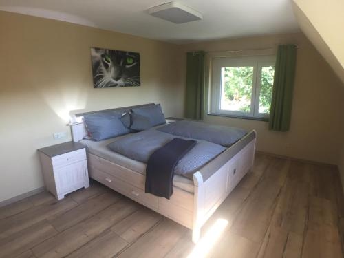 Postel nebo postele na pokoji v ubytování Matzelhaus