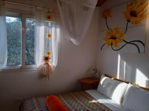 Llit o llits en una habitació de Il Rifugio Di Artemide AGRITURISMO