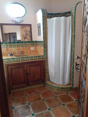 Koupelna v ubytování Casa Frida B&B