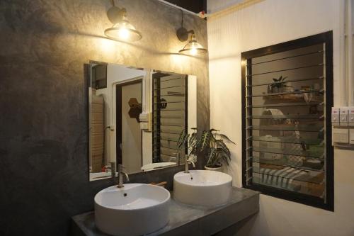 Koupelna v ubytování Khoksametchun Hostel