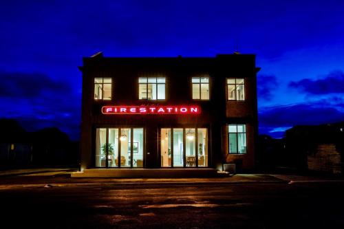 Hokitika Fire Station Boutique Accommodation — Facade/entrance