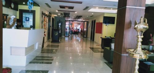 特里凡得琅奇拉格酒店的走廊,建筑物的走廊