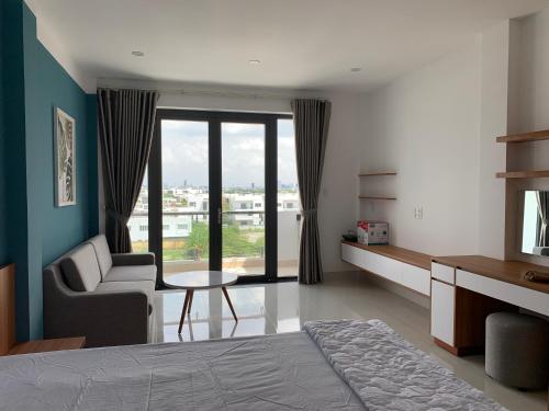 Postel nebo postele na pokoji v ubytování 319 Liên Phường, Q9