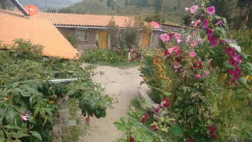 Jardin de l'établissement Casa vivencial Yuraq Qaqa