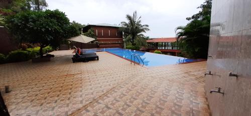 Bazén v ubytování Kudle Beach View Resort And Spa Gokarna nebo v jeho okolí