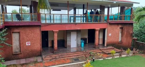 Balkón nebo terasa v ubytování Kudle Beach View Resort And Spa Gokarna
