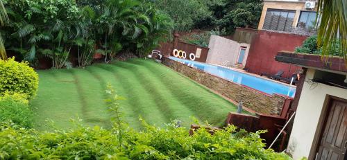 Bazén v ubytování Kudle Beach View Resort And Spa Gokarna nebo v jeho okolí