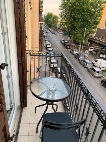 En balkong eller terrass på Domus Nikolai