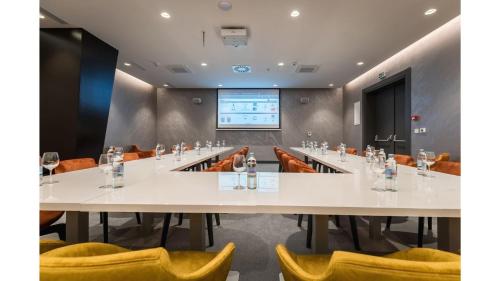 Der Geschäftsbereich oder Konferenzraum in der Unterkunft Boutique Hotel Mirjam