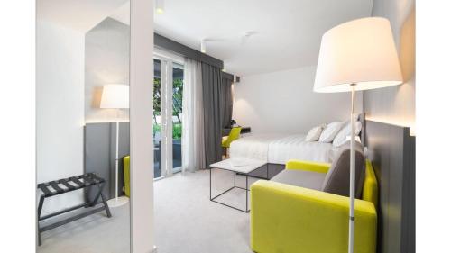 Ein Sitzbereich in der Unterkunft Boutique Hotel Mirjam