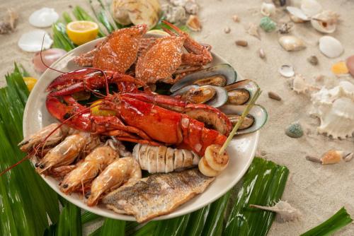 Comida en el resort o alrededores