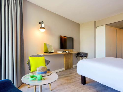 Postel nebo postele na pokoji v ubytování ibis Thalassa Le Touquet