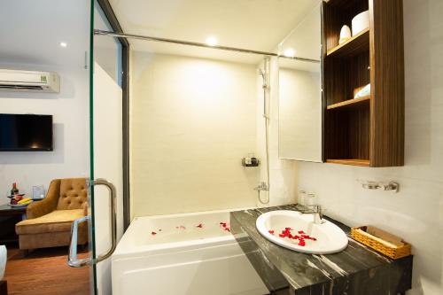 Phòng tắm tại Saigonciti Hotel