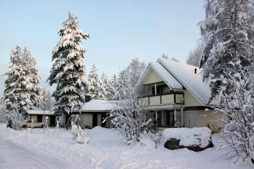 Arctic Circle Apartment during the winter