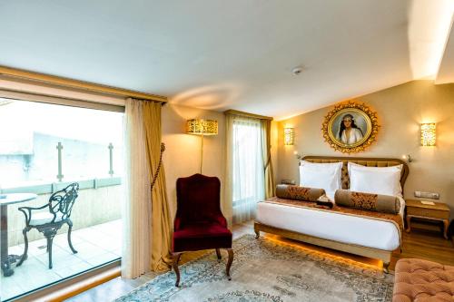 Ένα ή περισσότερα κρεβάτια σε δωμάτιο στο Hotel Sultania Boutique Class