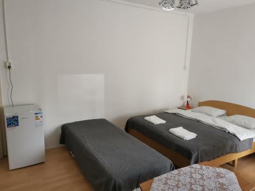 Postel nebo postele na pokoji v ubytování ZakKant-Lak