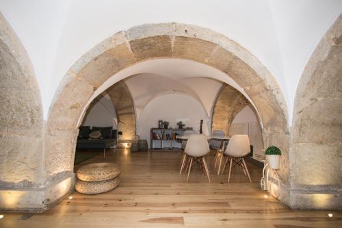 Ruang duduk di Lost Inn Lisbon Hostel