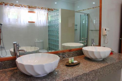 Kylpyhuone majoituspaikassa Villas de Mer