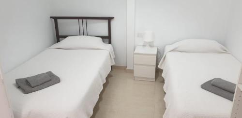 Katil atau katil-katil dalam bilik di Casa y Estudio Keyfer, Arrecife Centro