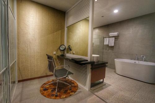 Vonios kambarys apgyvendinimo įstaigoje Bedrock Hotel Ipoh