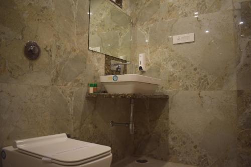 Ванная комната в Hotel Hari Vilaas