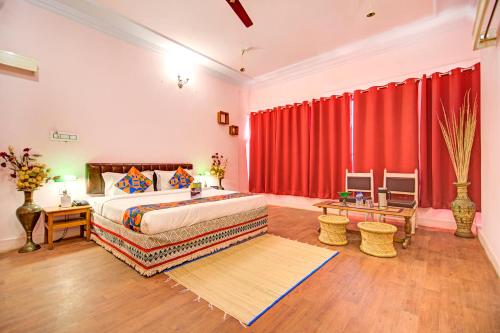 Ένα ή περισσότερα κρεβάτια σε δωμάτιο στο Hotel Pink Palace