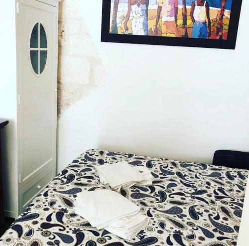 Postel nebo postele na pokoji v ubytování La dimora di Frà