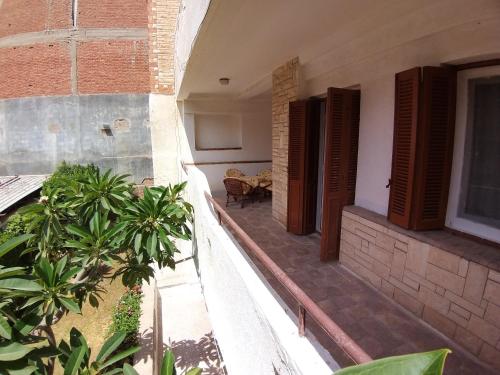 a view from the balcony of a house at Vacation Apartments in a Private Villa with Private Beach Access in Alexandria