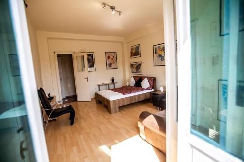Postel nebo postele na pokoji v ubytování TOP LOCATION BUDAPEST