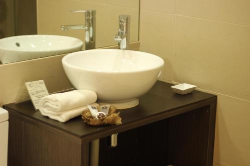 Koupelna v ubytování Hotel Umawue